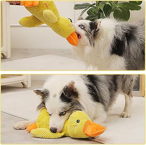 Miniatura 2 de Quack-Quack - Juguete de pato para perros, juguete duradero de felpa masticable con sonido para perros, juguete de felpa suave para perros, juguete