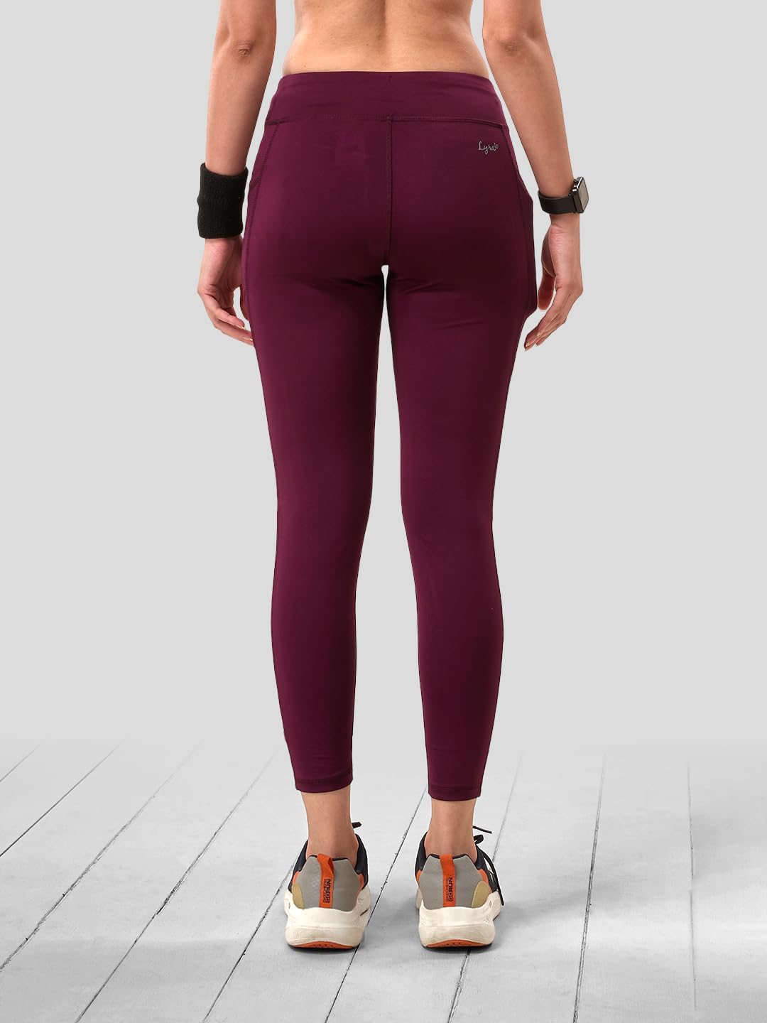 Lyra Dry Fit Women's Activewear Pants with Side Pockets | Stretchable Quick-Dry Workout Leggings Gym Yoga Pants - Image 2