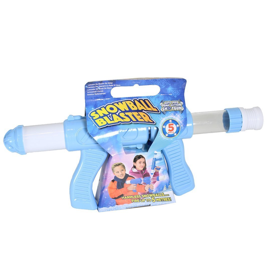 PMS 19" PUMP ACTION SNOW BALL BLASTER W/5 BALLS CARRY SLEEVE