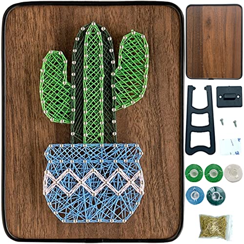 Cactus String Art DIY : Kit d'artisanat pour les vacances et loisirs