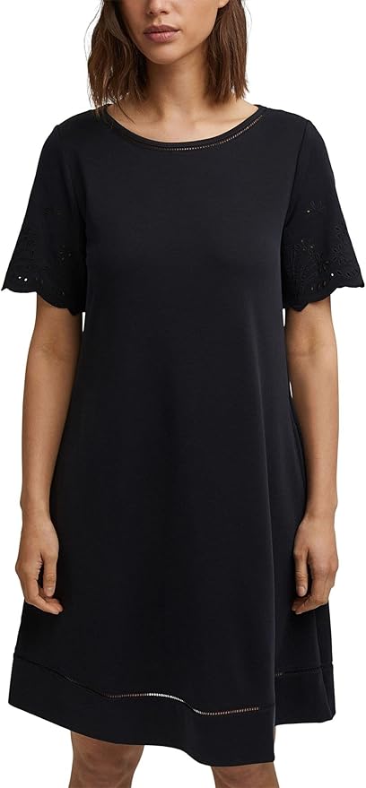 esprit kleid mit lochstickerei