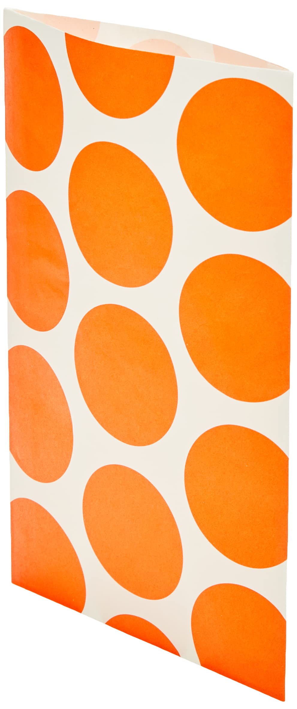 Amscan Candy Buffet Polka Dots 10 Treat Bags, Orange