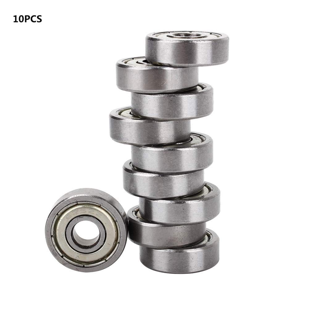 Łożyska kulkowe, 10 szt./partia 625ZZ łożysko kulkowe zwykłe miniaturowe gumowe uszczelnione metal ekranowany
