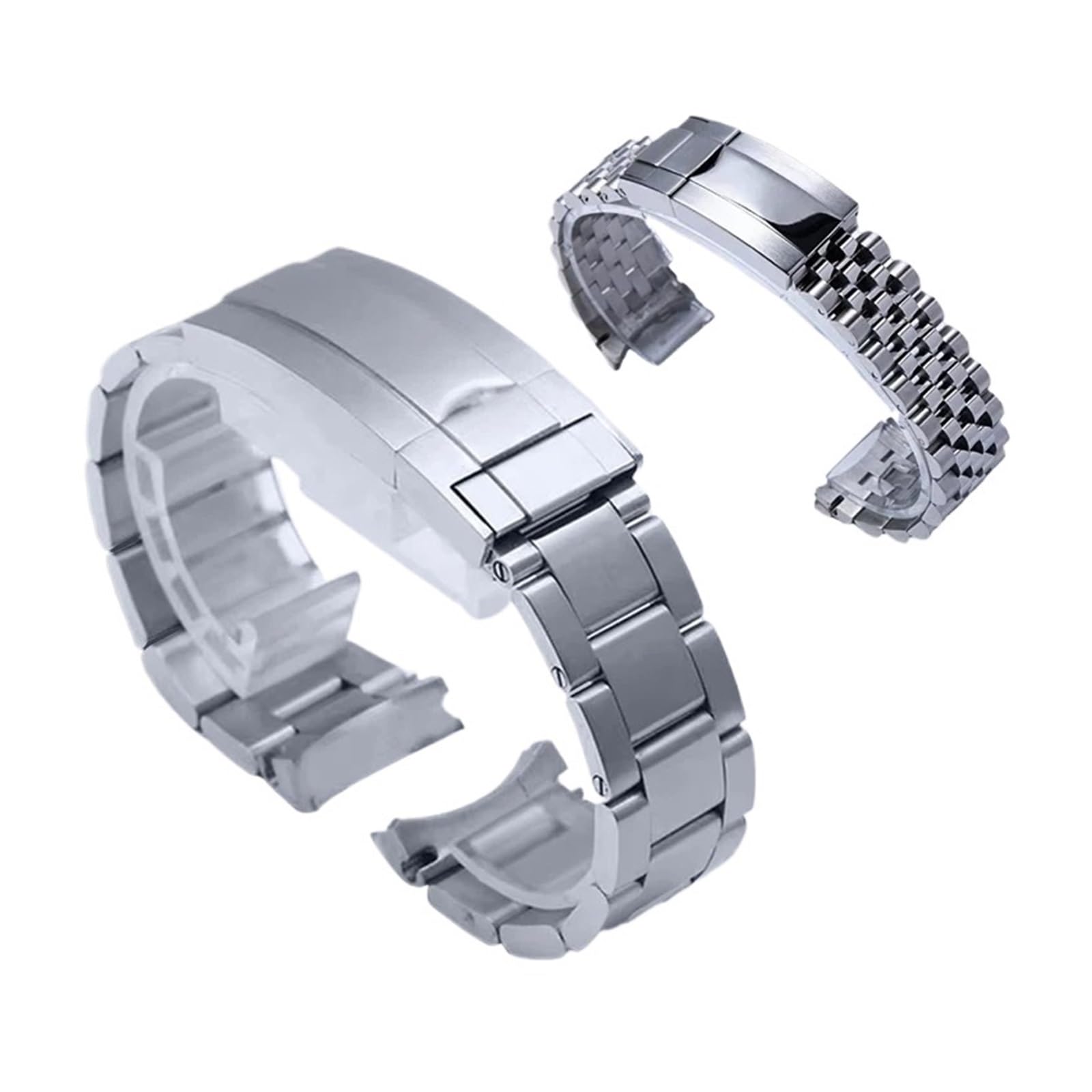 Cinturino impermeabile in acciaio inossidabile largo 20 mm, lunghezza regolabile, adatto for vari accessori for orologi fai da te