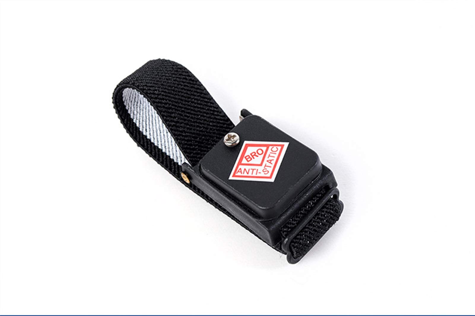 JUNMIN Drahtloses antistatisches Armband PVC Metallschutz Antistatisches Armband (schwarz) (Size : 100PCS)