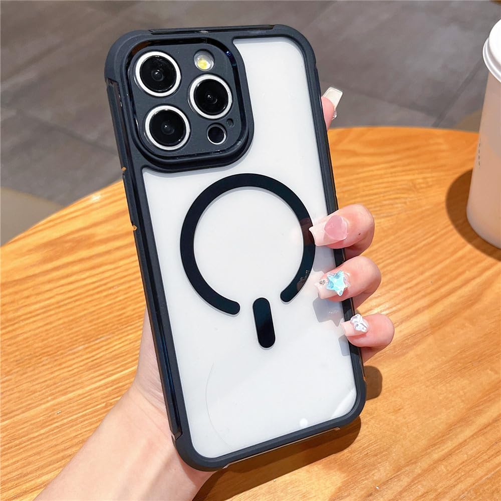 Coque transparente de luxe MagSafe pour iPhone 13 Pro Max - 8