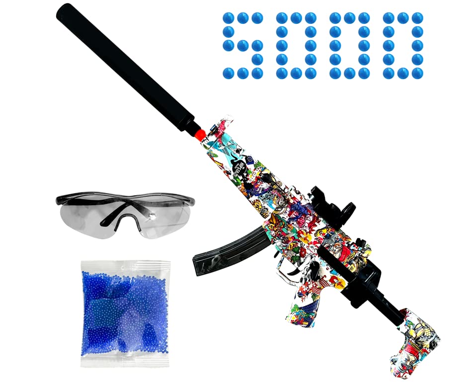 Buy MP5 Gel Blaster Toy Gun for Kids with Red Dot Attachment, Long