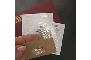 Golden Return Label Stickers, Perfect for Mail and Envelopes