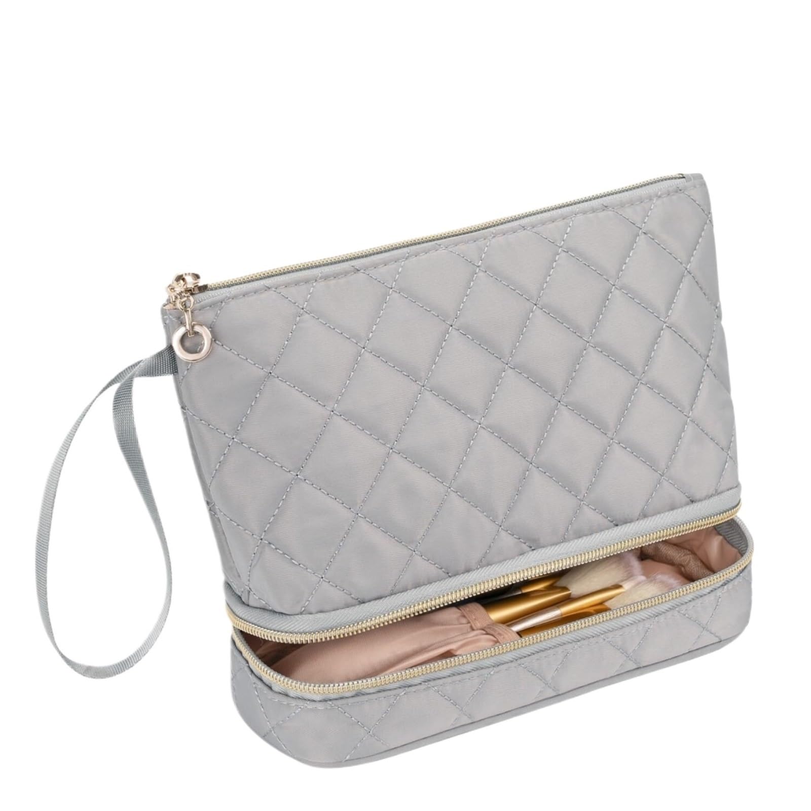RUVOO Portátil para Viaje Bolsas Bolsa de cosméticos de Viaje Bolsa de cosméticos Transparente Bolsa de Almacenamiento de cosméticos Bolsa de Aseo Organizador Maquillaje(A)