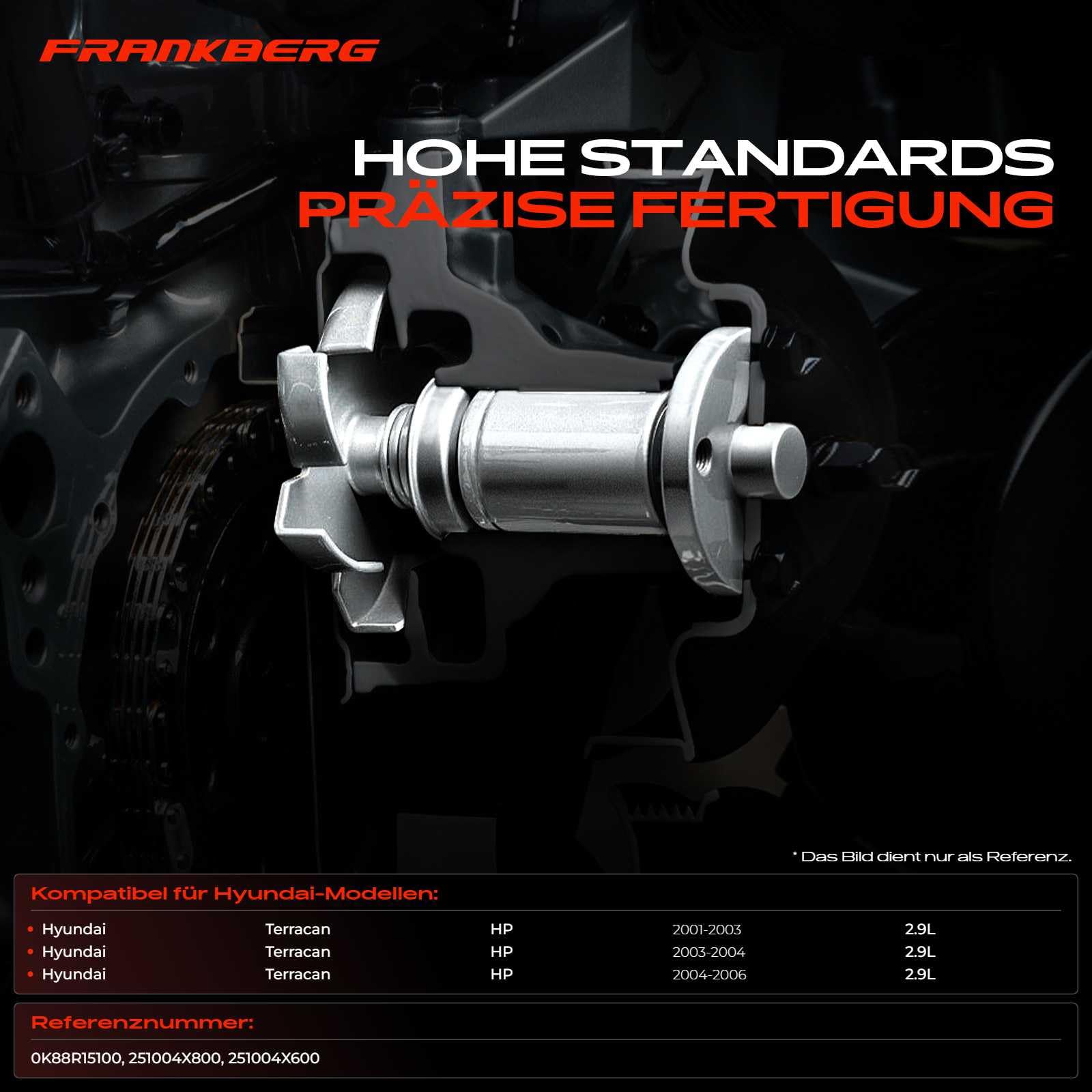 Frankberg Pompa dell'acqua di raffreddamento con guarnizione 251004X800 | 0K88R15100; Compatibile con: Terracan HP