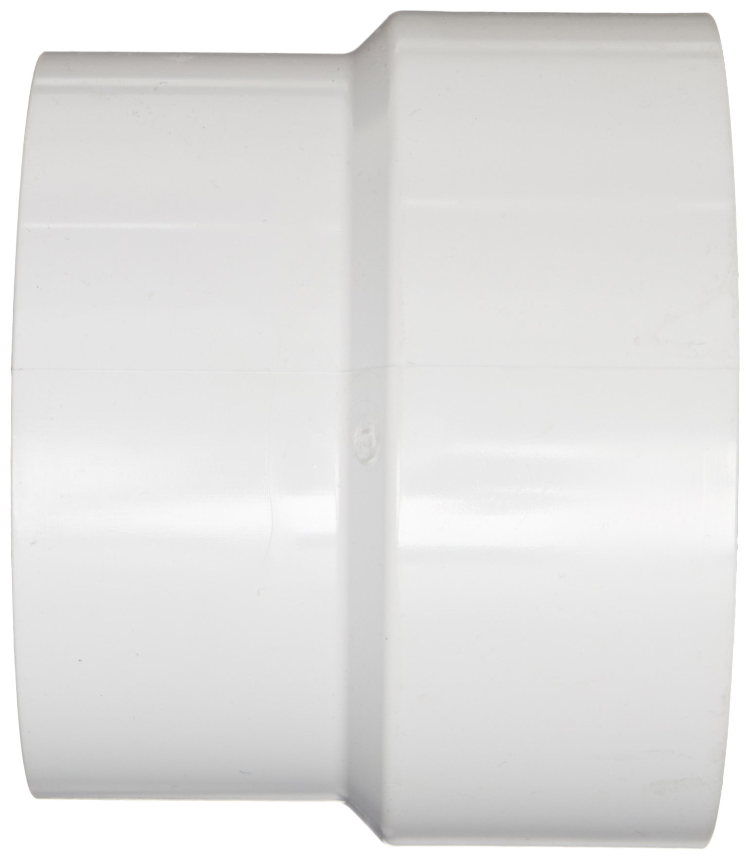 Spears P117 Series PVC DWV Pipe Fitting, Adapter Coupling, 4