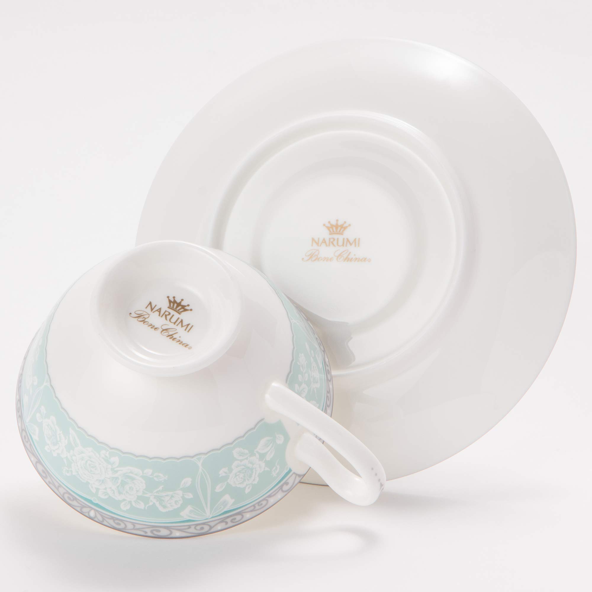 Amazon｜NARUMI(ナルミ) カップ ソーサー セット グリーン 200cc