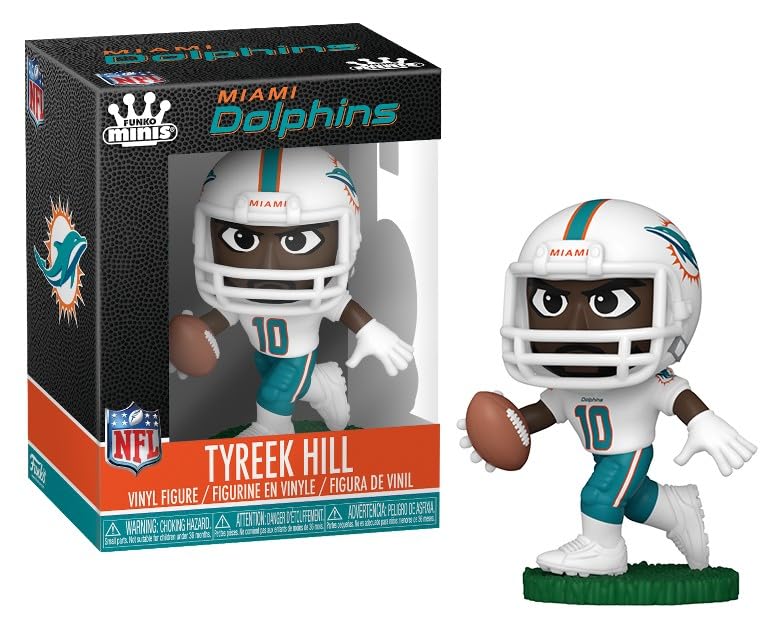 Amazon.com: Funko Minis NFL Miami Dolphins Tyreek Hill Vinyl