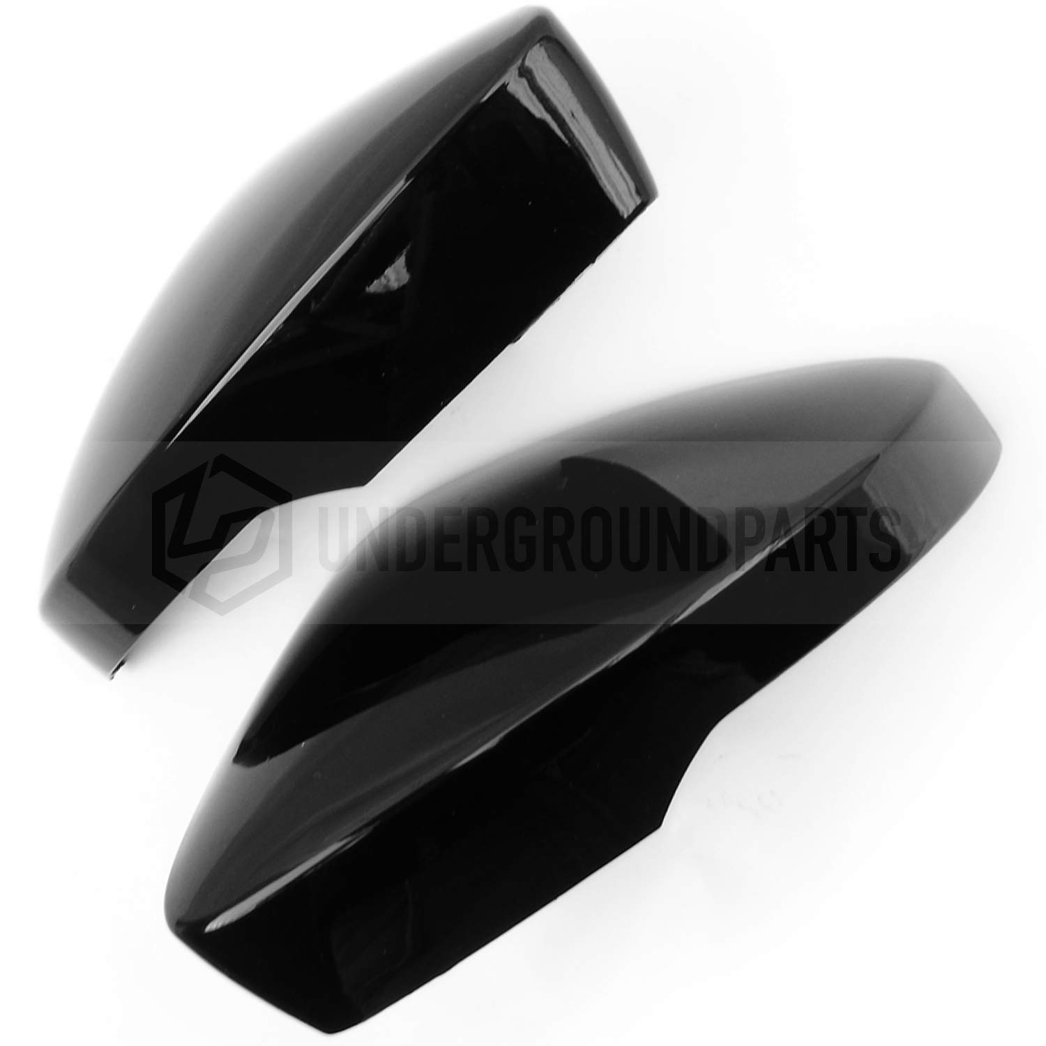 UNDERGROUND PARTS Gloss Black Door Wing Mirror Covers Caps Pair Left and Right for Skoda Octavia mk3 and mk4