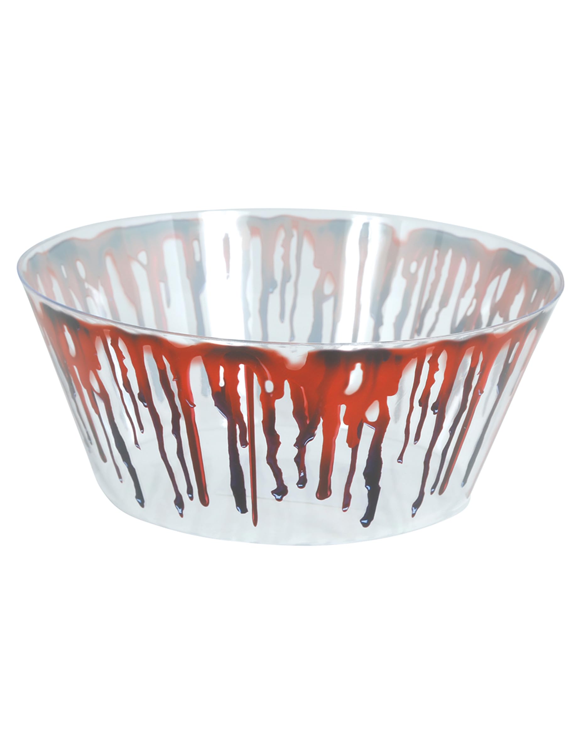 FIESTAS GUIRCA | Reusable Bloody Bowl (25 cm) - Table Decoration for Halloween and Horror Parties - Ideal for Celebrations and Events - Red