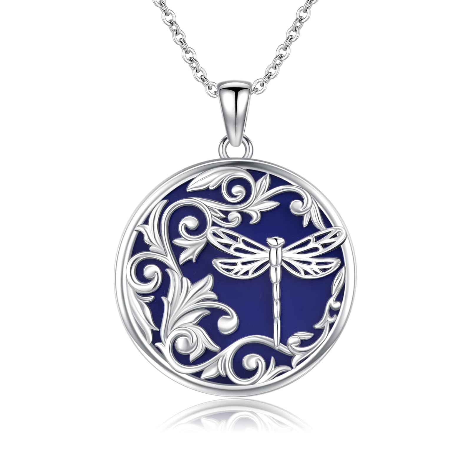 KZX Cat/Dog/Phoenix/Eagle/Whale/Shark/Puffin/Starfish/Chicken/Butterfly/Owl/Bee/Frog/Seahorse Necklace Sterling Silver Animal Pendant Jewelry Gift for