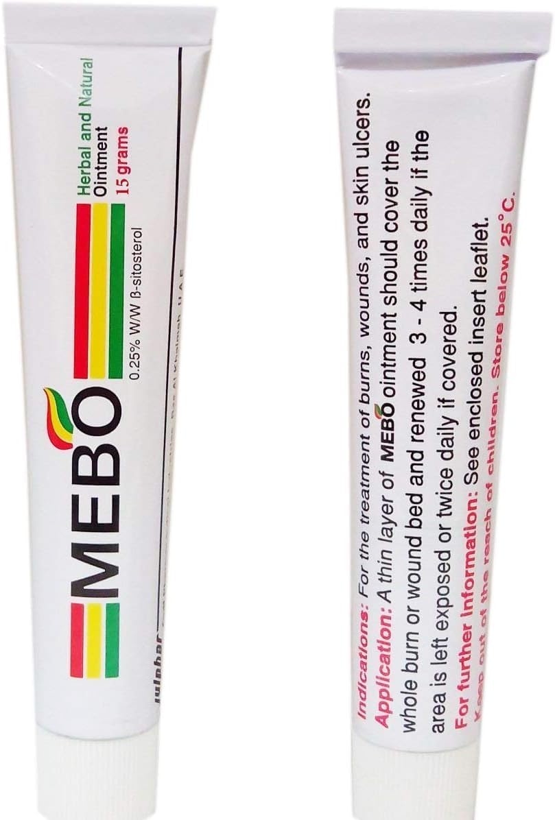 Herbal Cream Skin Ointment for Burn 3 x 15g Tube – Herbal & Natural Wound & Scar Care Cream – Gentle & Nourishing Formula for Skin Recovery
