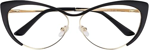 Miniatura 6 de Zeelool Ellen VFM0176 - Lentes de bloqueo de luz azul de gran tamaño con ojo de gato