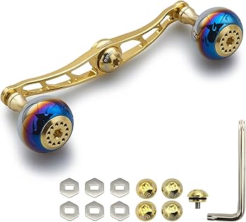 Amazon | HEIGHTEN 130/120/115mm リール ハンドル シマノ ダイワ アブ