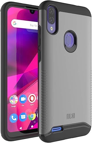 Miniatura 8 de TUDIA Merge - Funda diseñada para BLU Vivo X6, G60 y v70, de doble capa, delgada, rígida, para BLU Vivo X6BLU G60v70 (negro mate)