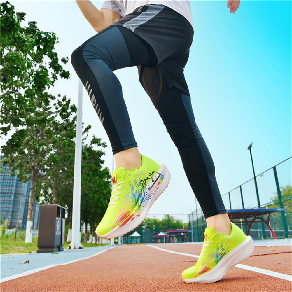 Laufschuhe Atmungsaktiv Turnschuhe Schnürer Fitness Sneaker Sportschuhe Leichte Gym für Herren Damen Shoes Gr.33-44