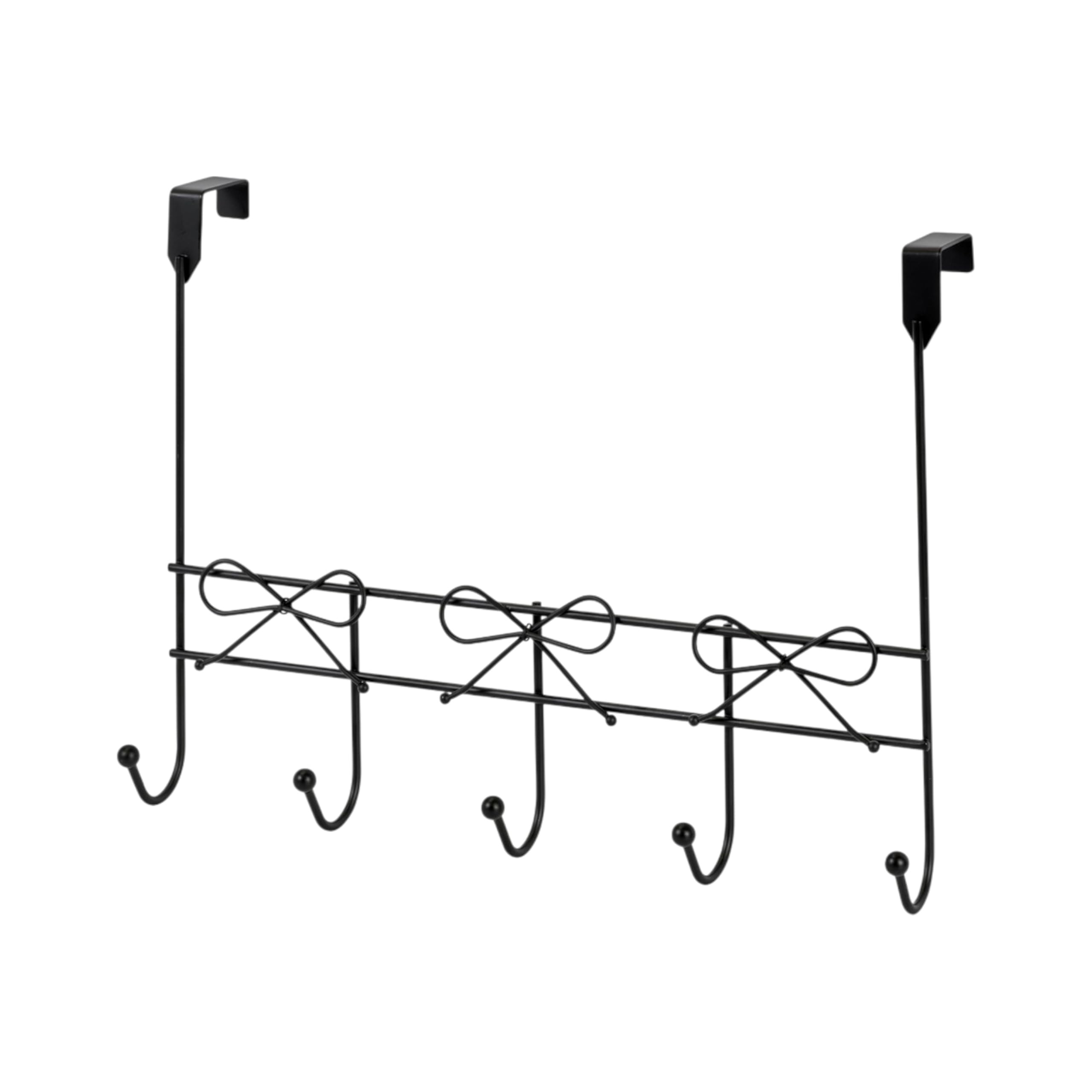 B&Q -  Bows Black Over Door Storage Hooks