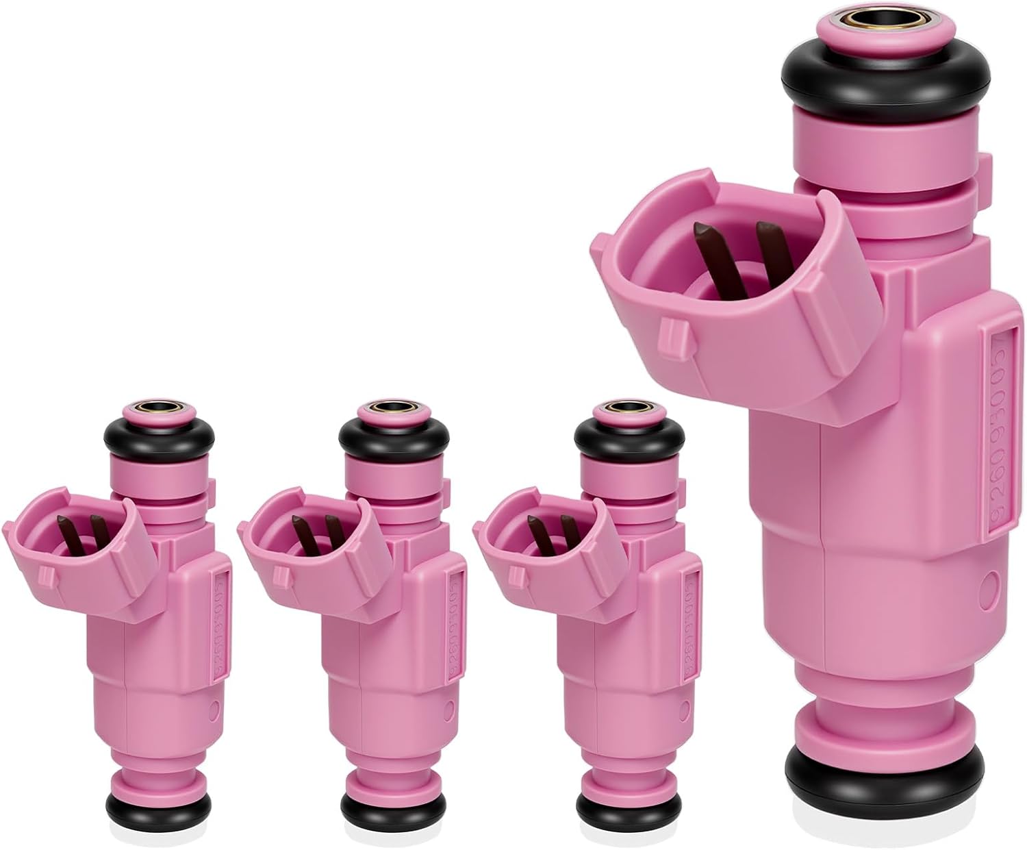 2006-2011 4Pcs Fuel Injectors Compatible for Hyundai Accent 2006 2007 2008 2009 2010 2011 L4 1.6L, for Kia Rio Rio5 2009 2010 2011 L4 1.6L Replace 3531037170 35310-37170