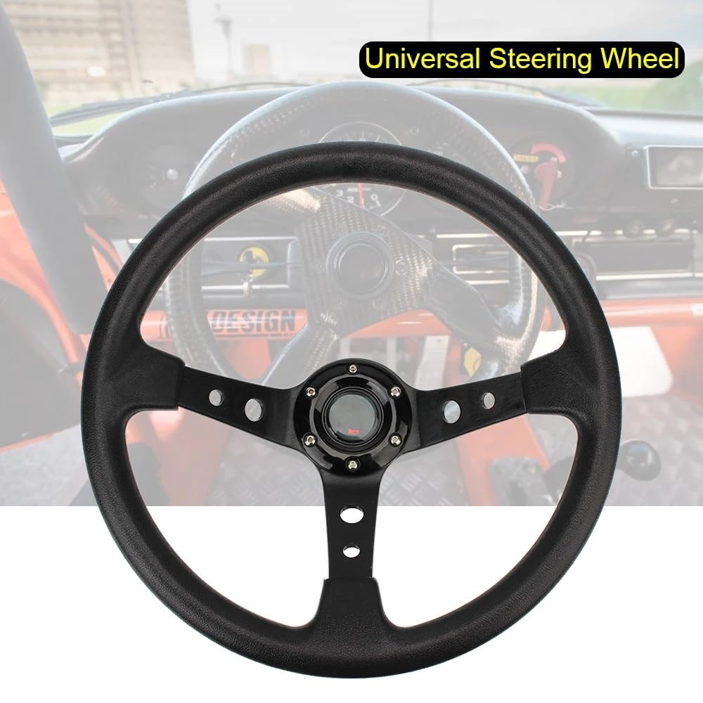Volante da Corsa Universale,Volante Sportivo Volante Sportivo Alla Deriva Da Corsa Universale For Auto 14 Pollici