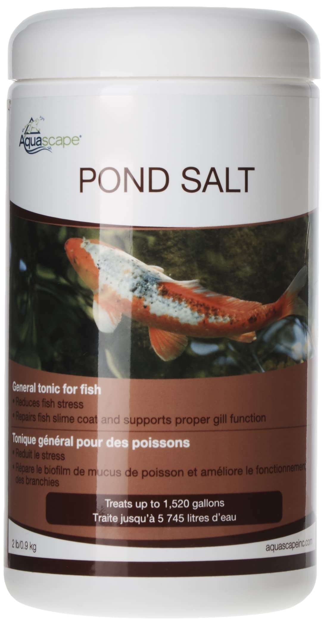 Aquascape99416 Pond Salt Treatment for Pond and Garden Water Features, 2-Pound Bulk