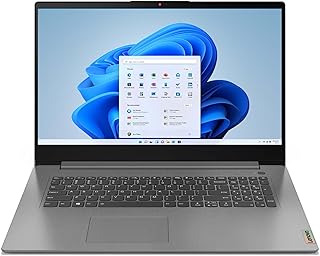 Lenovo IdeaPad 3 15.6 Inch Full HD Laptop - (Intel Core i3-1115G4, Integrated Intel UHD Graphics, 8GB RAM, 256GB SSD, Windows 11 Home in S mode) - Arctic Grey