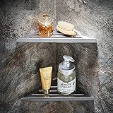 Photo Gallery celbon mensole bagno doccia caddy senza foratura angolare scaffale per doccia accessori da bagno antiruggine organizzatore per doccia acciaio inox adesiva rack bagno a montaggio a parete(spazzolato) Photo Gallery celbon mensole bagno doccia caddy senza foratura angolare scaffale per doccia accessori da bagno antiruggine organizzatore per doccia acciaio inox adesiva rack bagno a montaggio a parete(spazzolato)