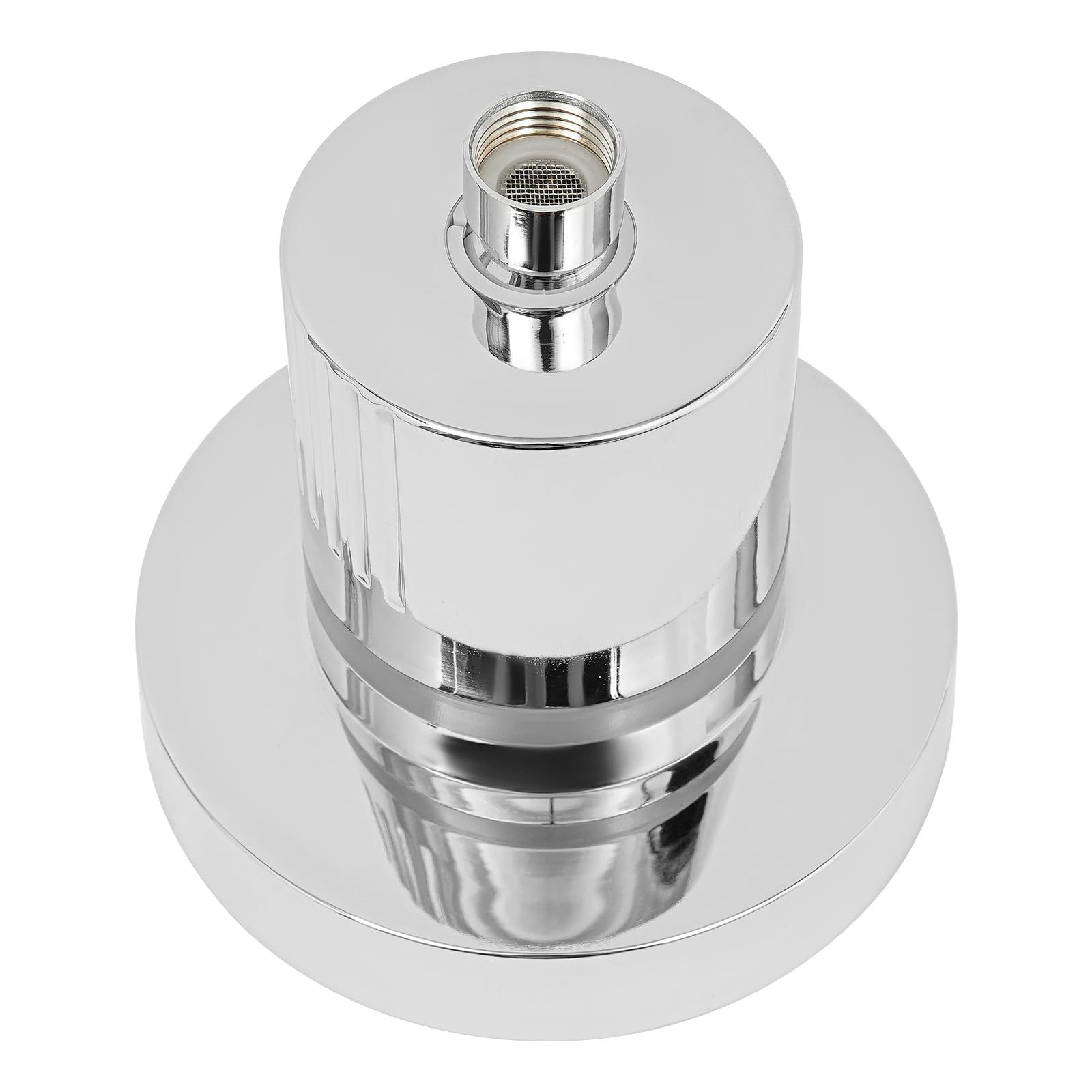 Maxcyurp Silver Filtered Shower Head With Handheld, High Pressure 6 Spray Mode Showerhead With Water Filter Mechanism, Remove Chlorine For Hard Water, Water Softener Filter Beads For Healthier Hair & Skin, Chrome