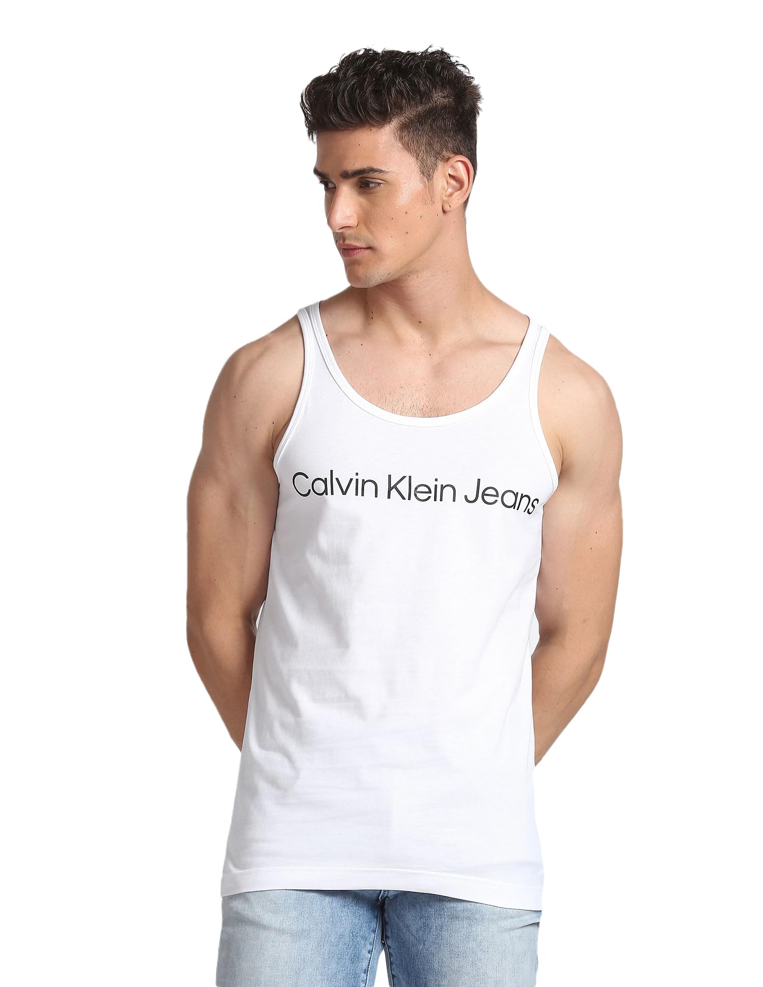 institutional Logo Tank T-shirt Erkek