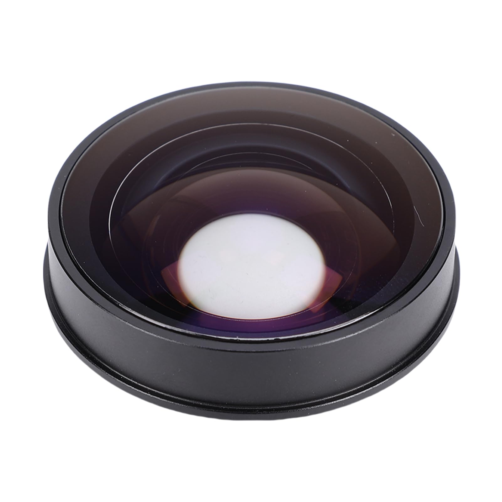 Tbest Obiektyw Typu „rybie oko” ze Stopu Aluminium, Szkło Optyczne, Szeroki Kąt 0,2 X 37 Mm