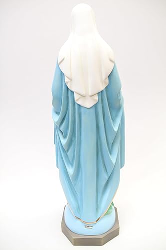 Miniatura 8 de Vittoria Collection Estatua italiana de 31 pulgadas de Nuestra Señora de Gracia hecha en Italia para interiores y exteriores