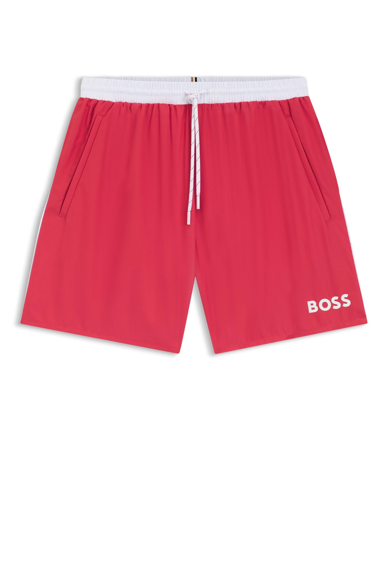BOSS Herren Mittlere Länge, Solide Badehose Badehose