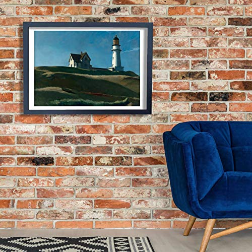 Lighthouse Hill d'Edward Hopper : sublimez votre bureau avec cette impression encadrée - 3