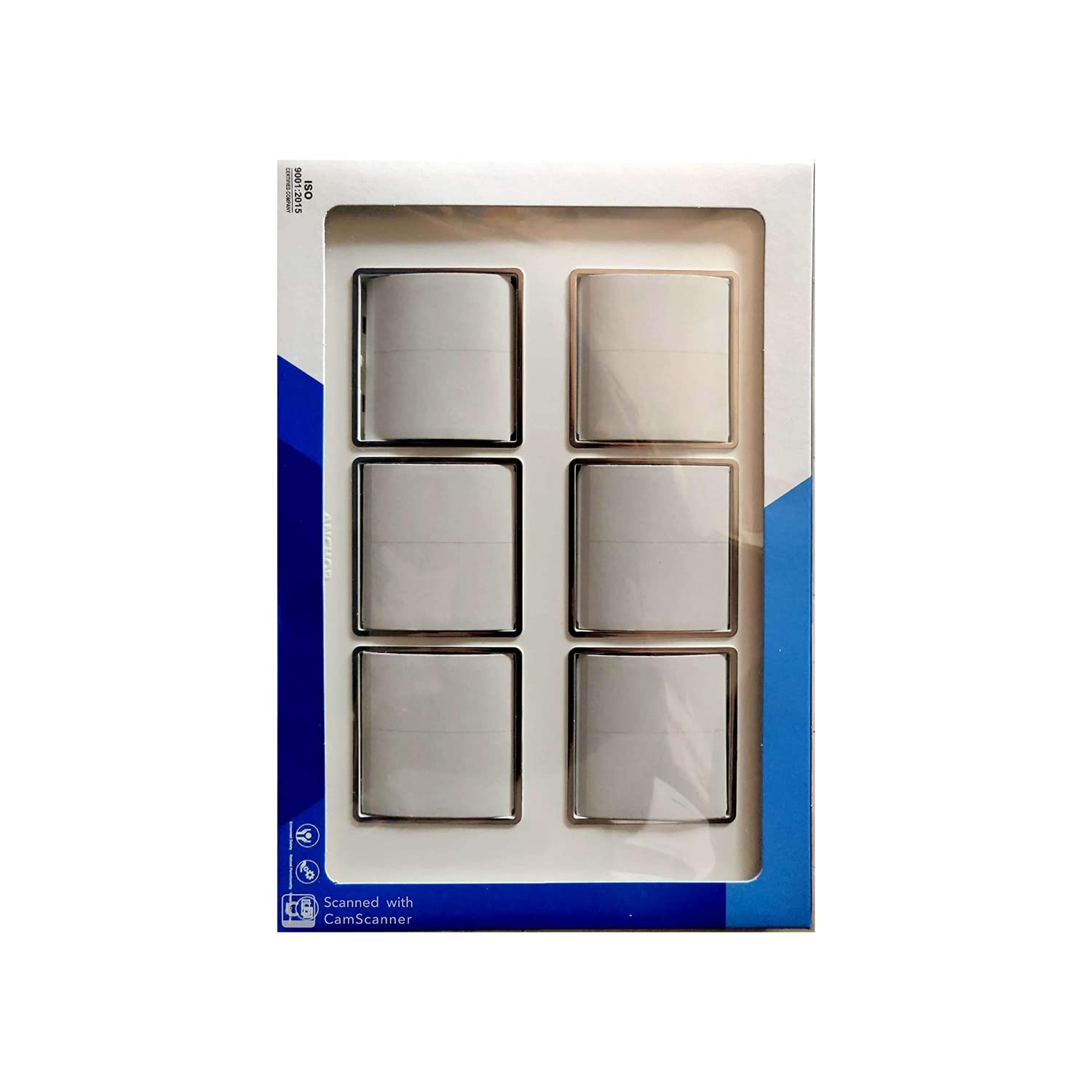 Anchor by Panasonic Penta Modular Polycarbonate 12m Horizontal Plate with Chrome Collar (White) (B07LB721PG) Amazon Price History, Amazon Price Tracker