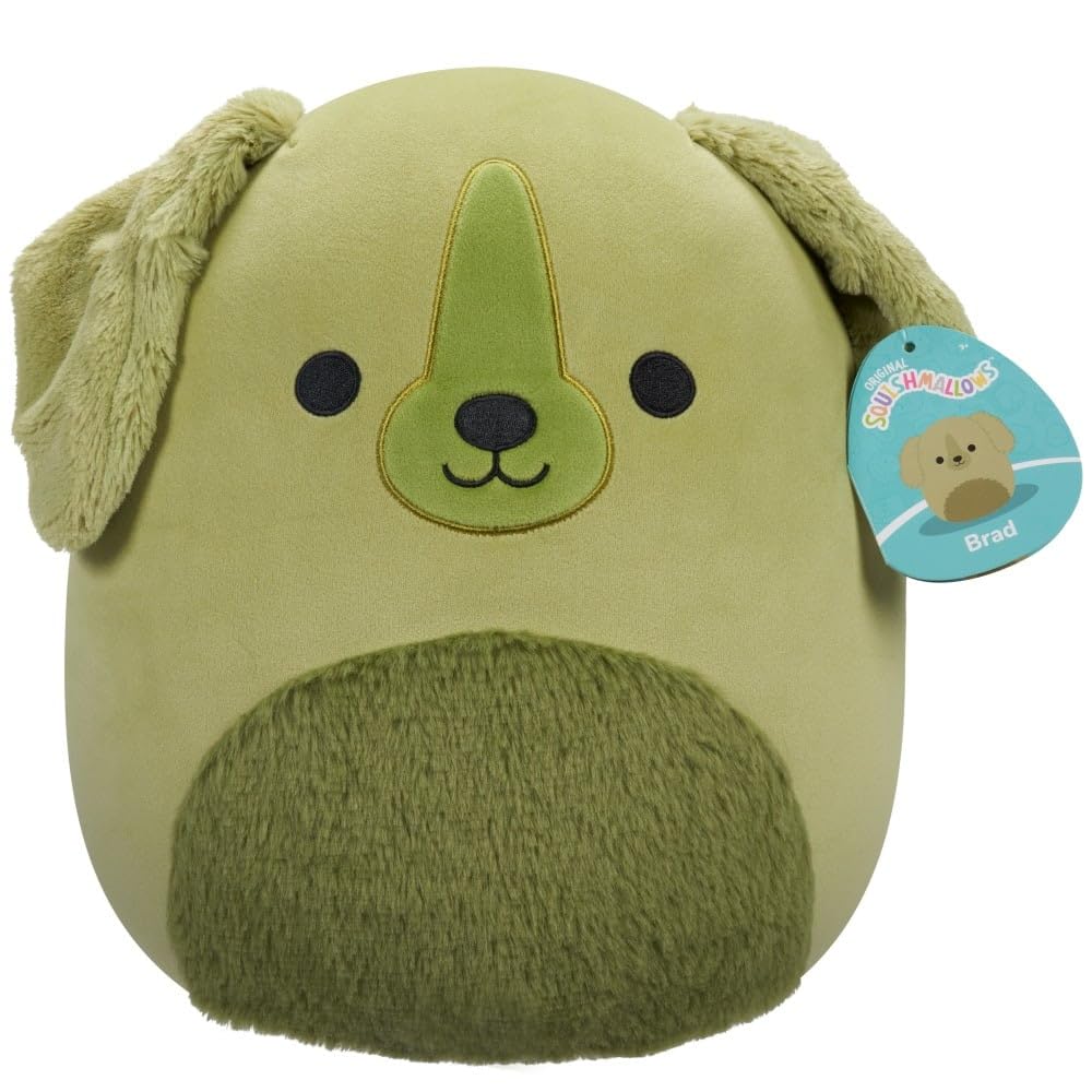 Squishmallows FuzzAMallows Brad the green retriever 30 cm 2024 Original