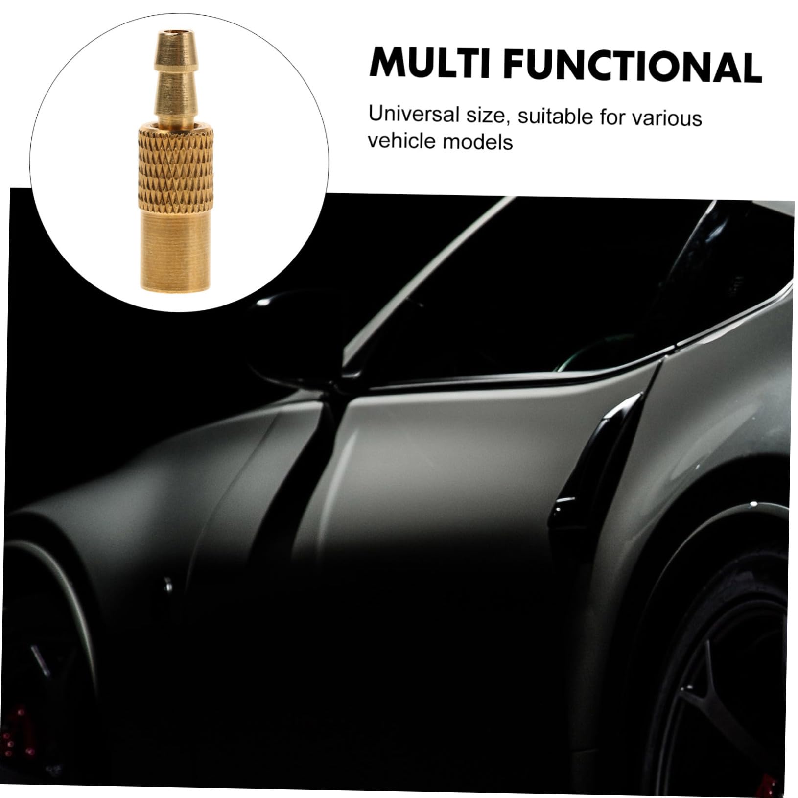 Kit De Inflador De Aire Para Coche: Incluye Bomba, Manguera, Boquilla Y Adaptadores, Ideal Para Neumáticos Y Usos Neumáticos
