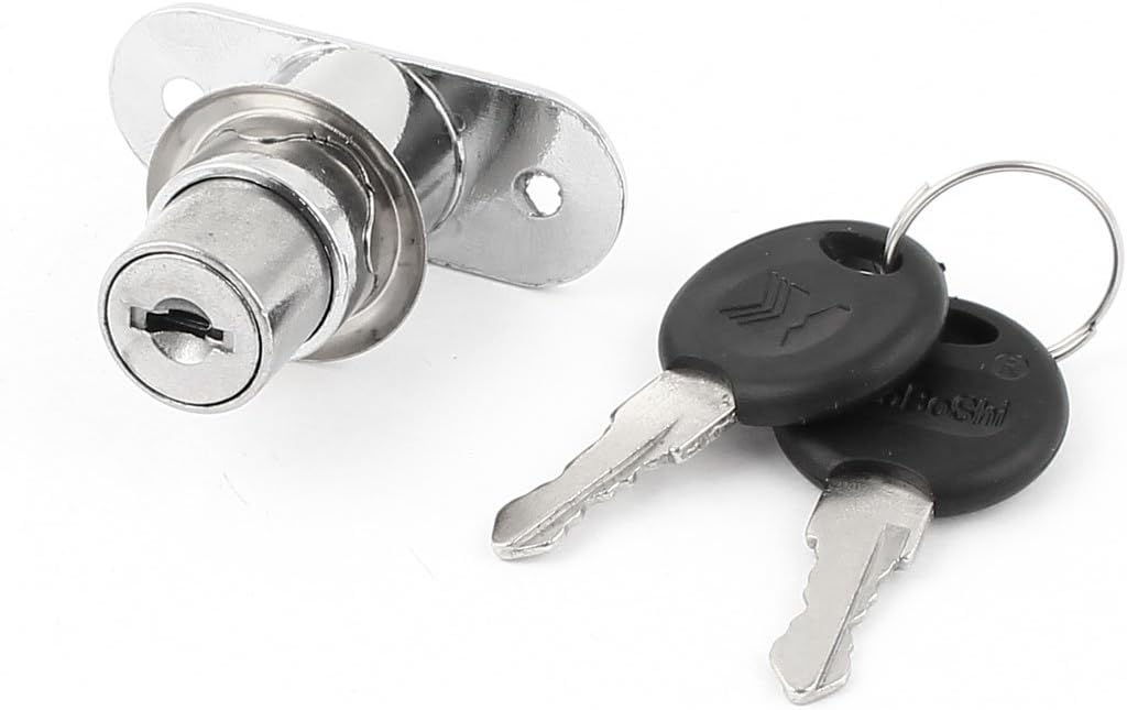 Serrure de placard à cylindre de pression pour porte coulissante
