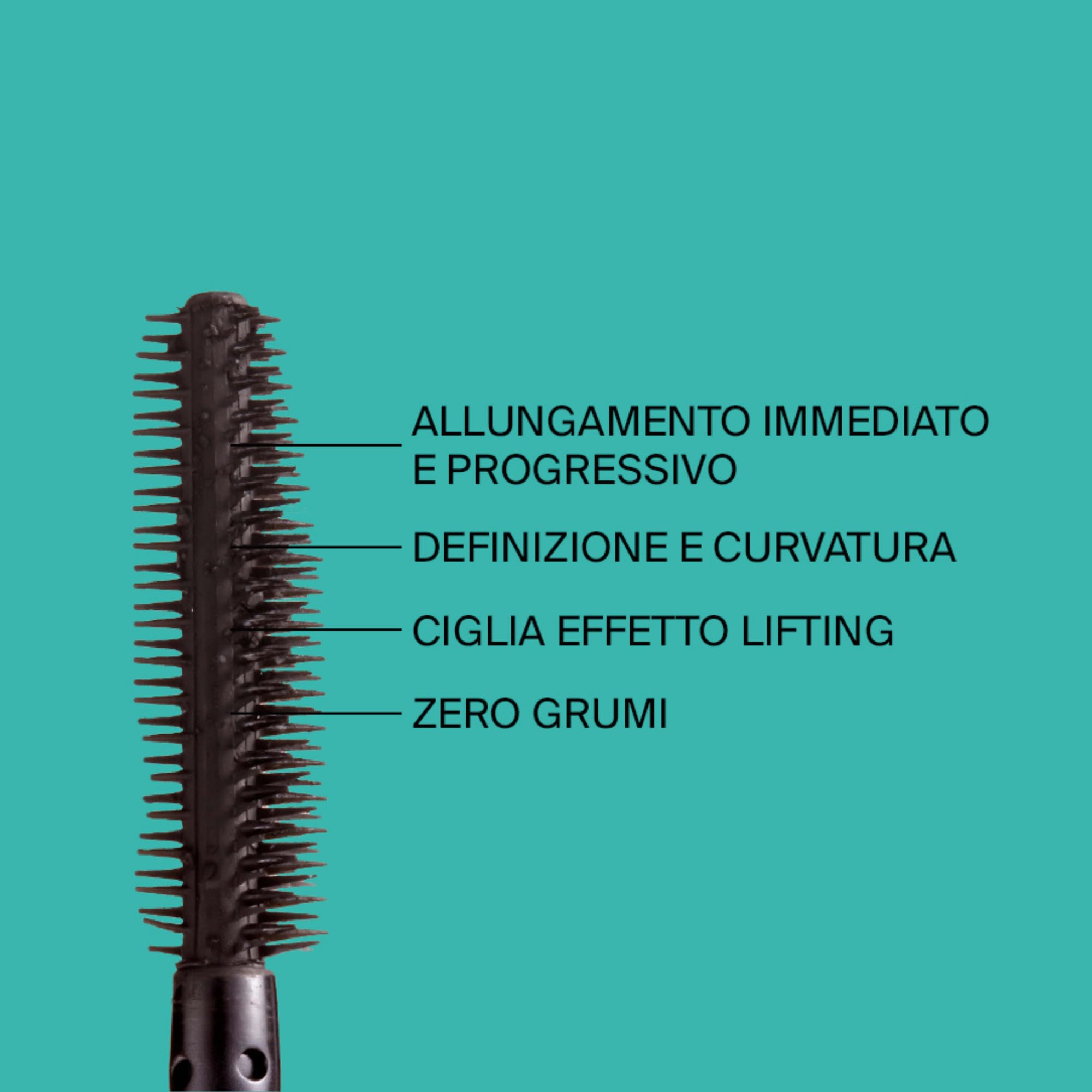 Collistar Nieskończony tusz do rzęs, nieskręcony, definiuje, ekstremalna długość, maksymalna rozdzielczość, efekt liftingu, długotrwały efekt, zero rozmazywania i grudek, możliwość ponownego