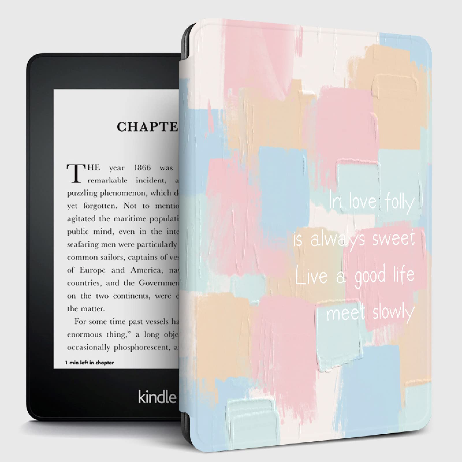 Case For All New Kindle 10Th Generation 2019 Released | Will Not Fit Kindle Paperwhite Or Kindle Oasis, Premium Pu Leather Smart Cover With Auto Sleep And Wake-Spring