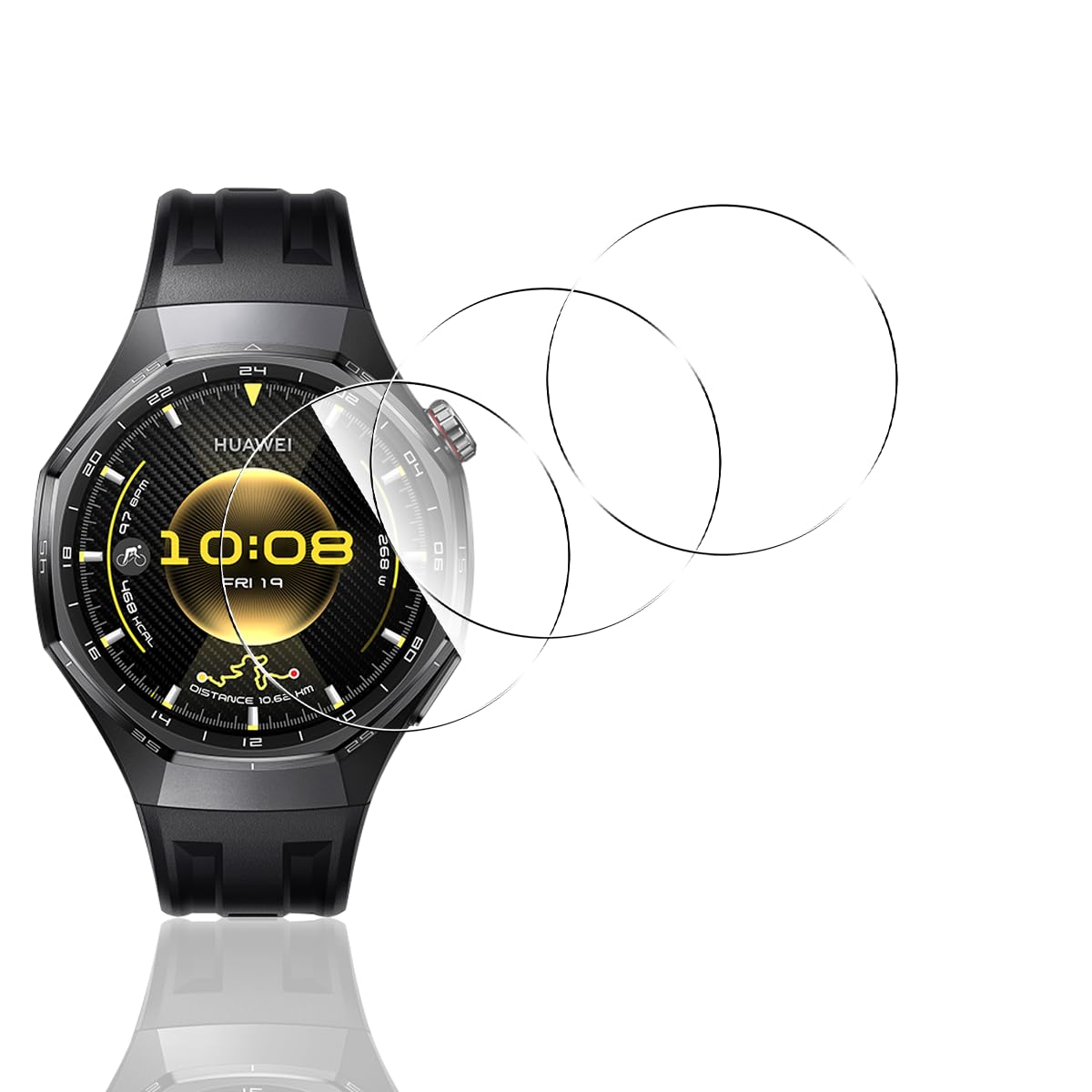 Amazon.co.jp: 【3枚セット】 用 HUAWEI WATCH GT6 Pro 46mm ガラス