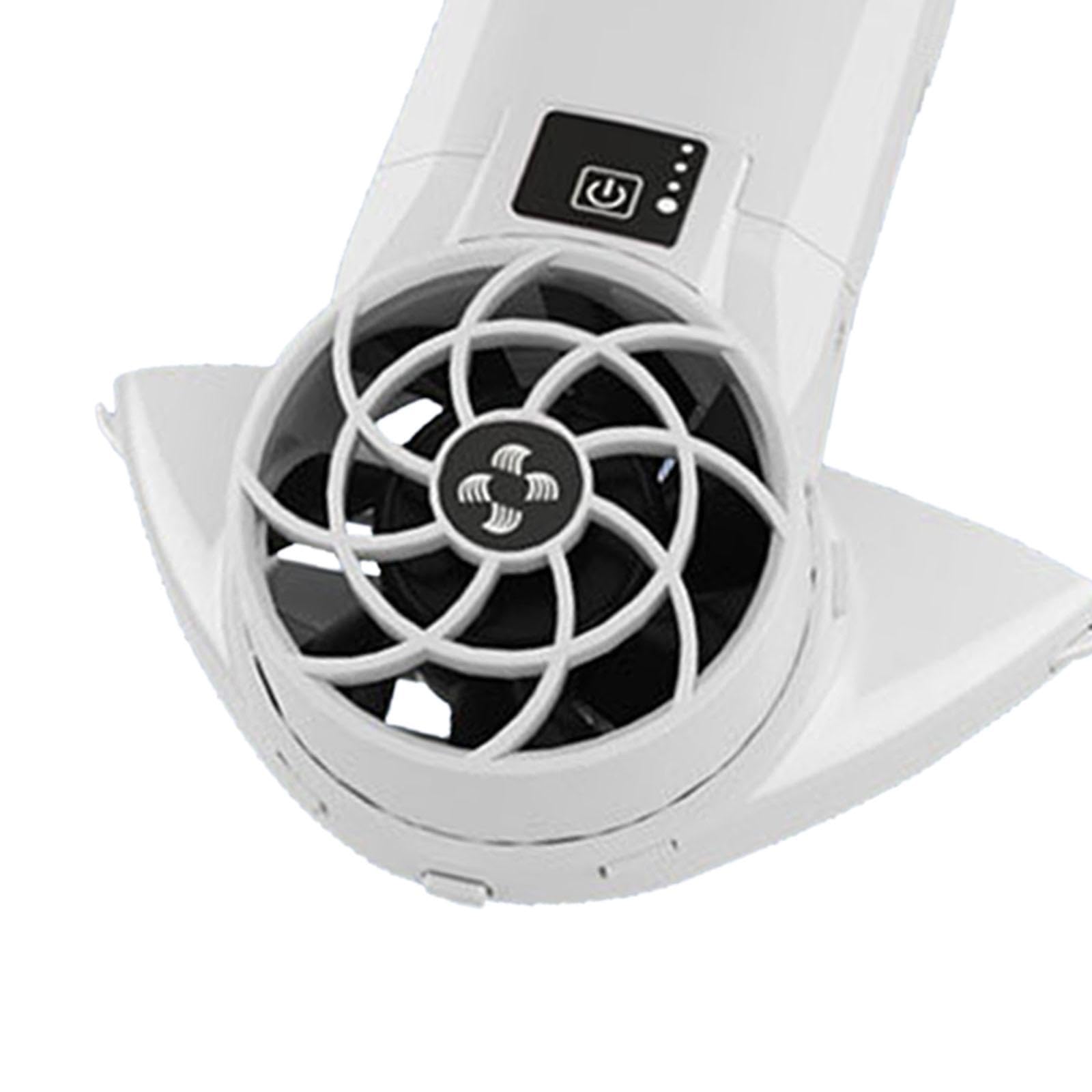 Almencla Ventilateur de Casque de Chantier, Multifonctionnel, Réglable, Portable et Rafraîchissant, Idéal pour Les Chantiers de Construction En été et Les Sall