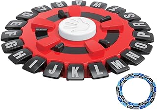 Think Word Game,Letter Game with 36 Cards, 2-8 Players Fast-Paced Family Board Game Fun Word Puzzle Game. (red)