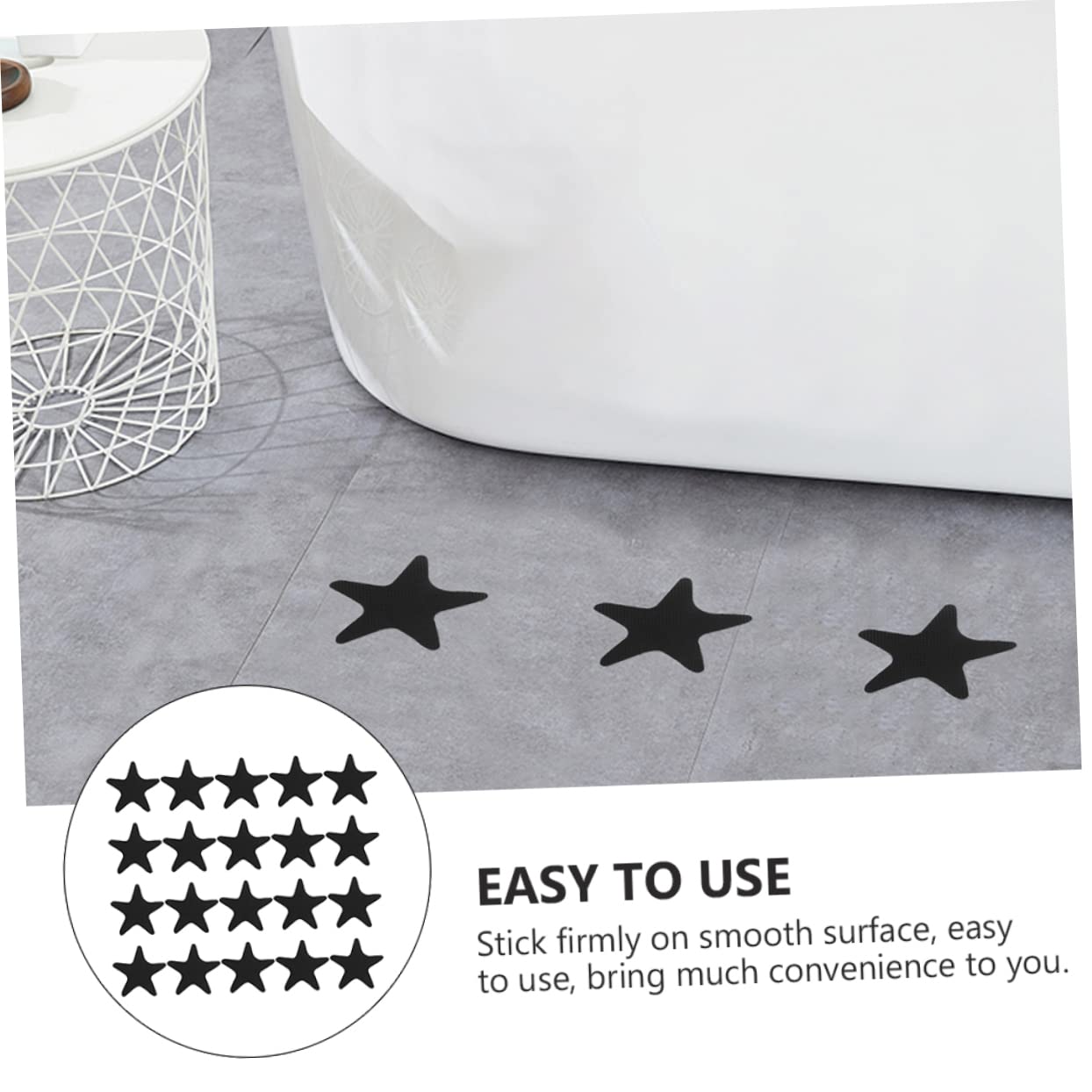 MAGICLULU 3 Juegos Baño Pegatinas Antideslizantes Tiras Anti Baño Calcomanías De Bañera Adhesivos para Bañera Prevención De Resbalones Etiqueta del Piso Pegatina para Ducha Mañana 40 Uds * 3