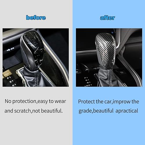 Miniatura 3 de Moldura para Subaru Crosstrek Forester Impreza Legacy Outback WRX Accesorios Auto Gear Shift Knob Cover Trim Cap Protector Interior Sport Style -