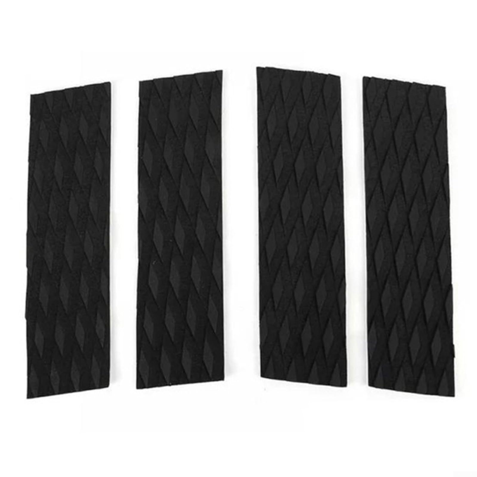 Almohadillas de tracción EVA antideslizante para tabla de surf 11.8 x 3.1 pulgadas Negro