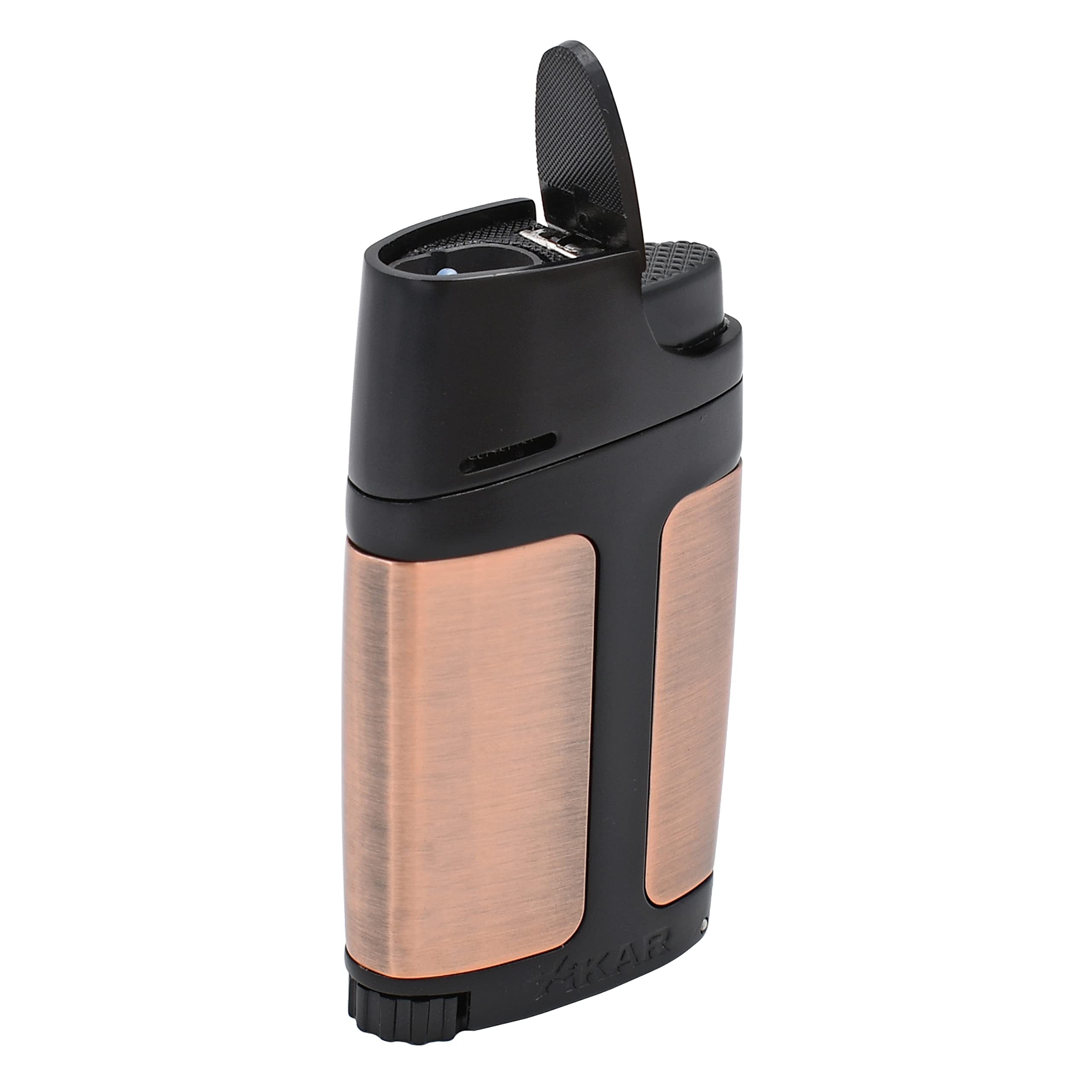 Amazon.com: Xikar ELX Double Jet Flame Lighter with 9mm Cigar Punch,  Ergonomic Design, Vintage Bronze : Health & Household
